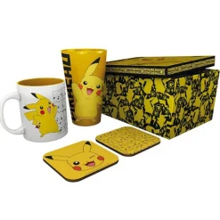 Abysse Coffret Pokemon - Mug Avec Verre Et Dessous De Verre- Anniversaire
