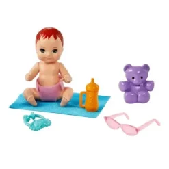 Mattel Barbie Et Poupées Mannequin|Coffret Poupee Barbie Skipper Baby-Sitter Poussette