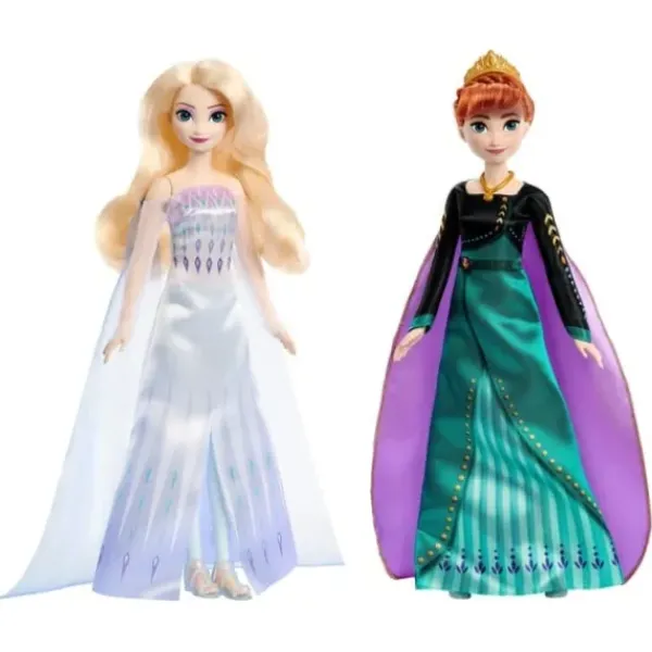 Mattel Poupées|Coffret Poupées Anna Et Elsa - La Reine Des Neiges
