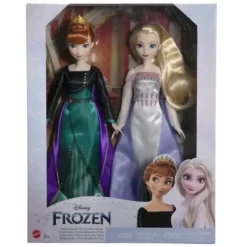 Mattel Poupées|Coffret Poupées Anna Et Elsa - La Reine Des Neiges