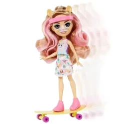 Mattel Mini Poupées|Coffret Poupées Skateuses En Ville - Enchantimals