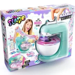 Canal Toys Coffret So Slime - Twist & Slime Marbre- Pate À Modeler, Modelage Et Gravure