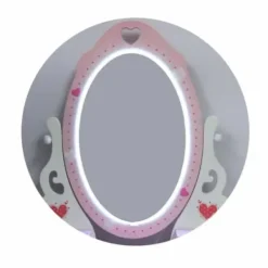 Miss Fashion Faire Comme Les Grands|Coiffeuse En Bois Avec Miroir Led