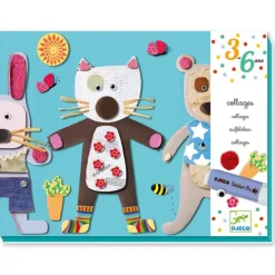 Djeco Collages Des Petits- Découpage, Collage, Pliage