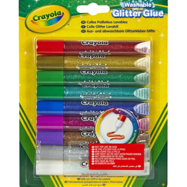 Crayola Colle Pailletee- Découpage, Collage, Pliage