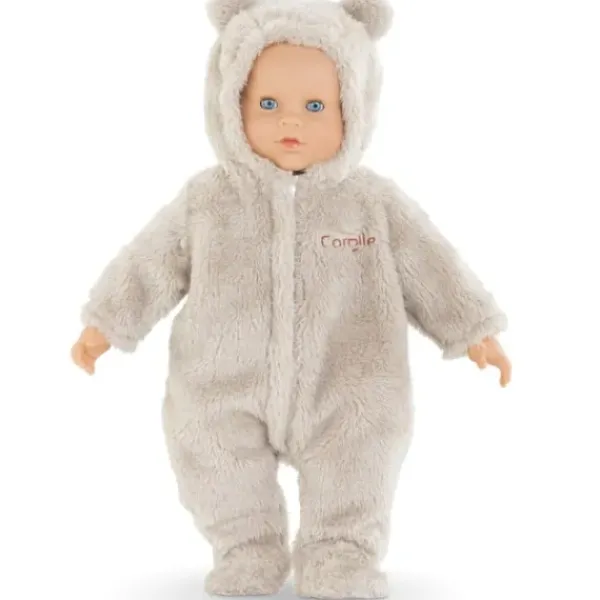 Corolle Accessoires Poupons|Combinaison Pilote Ourson - Grand Poupon 42 Cm