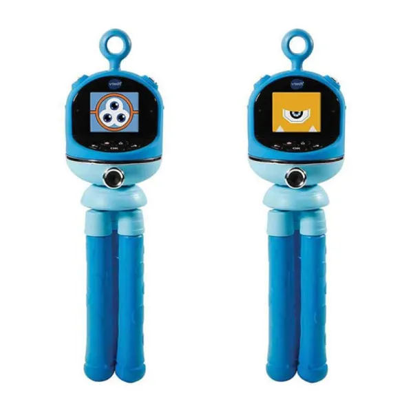 VTech Compagnon Interactif Kidizoom Flix Bleu- Appareils Photo Et Camera