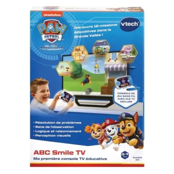 VTech Ordinateurs Et Jeux Interactifs|Console Tv Educative Pat'Patrouille - Abc Smile Tv