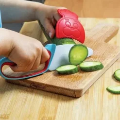 Chefclub Faire Comme Les Grands|Couteau Kids Bleu Et Rouge