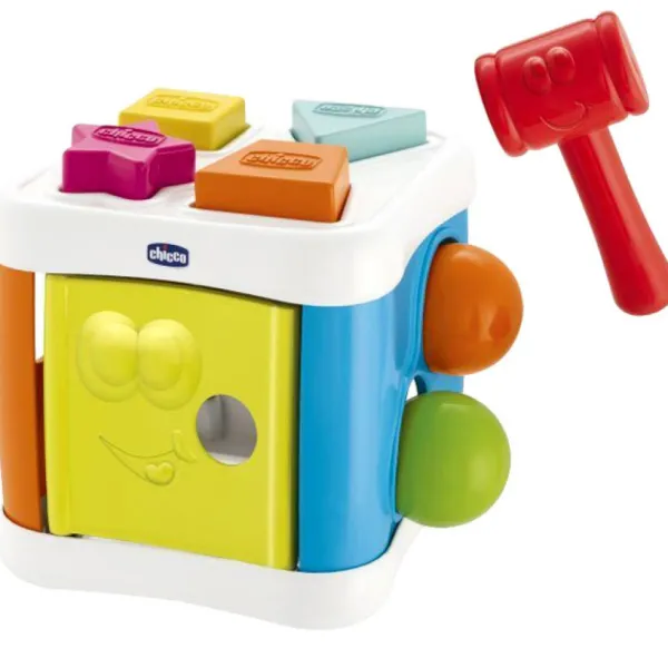 Chicco Cube A Formes 2 En 1- Jouets À Emboîter, À Empiler