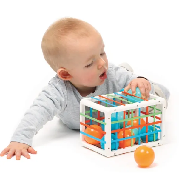 Ludi Cube De Manipulation Avec Balles- Jouets À Emboîter, À Empiler