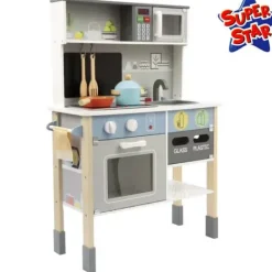 WOOD N PLAY Cuisine Et Dinette|Cuisine En Bois Interactive Eco Kitchen