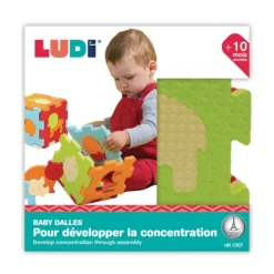 Ludi Dalles Mousse Animaux- Tapis D'éveil