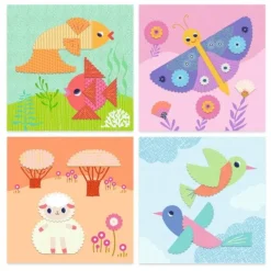 Djeco Découpage Creer Avec Du Papier- Découpage, Collage, Pliage