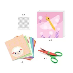 Djeco Découpage Creer Avec Du Papier- Découpage, Collage, Pliage