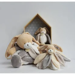 Doudou Et Compagnie Doudou Collector Lapin Taupe 28 Cm- Doudous
