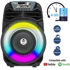 Music Star Enceinte Bluetooth Groove Mk3- Enceintes Bluetooth Et Casques Audio
