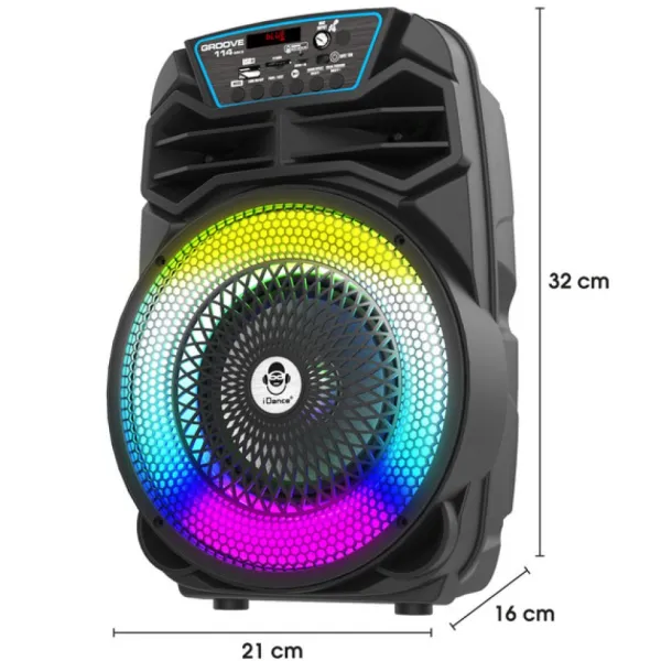 Music Star Enceinte Bluetooth Groove Mk3- Enceintes Bluetooth Et Casques Audio