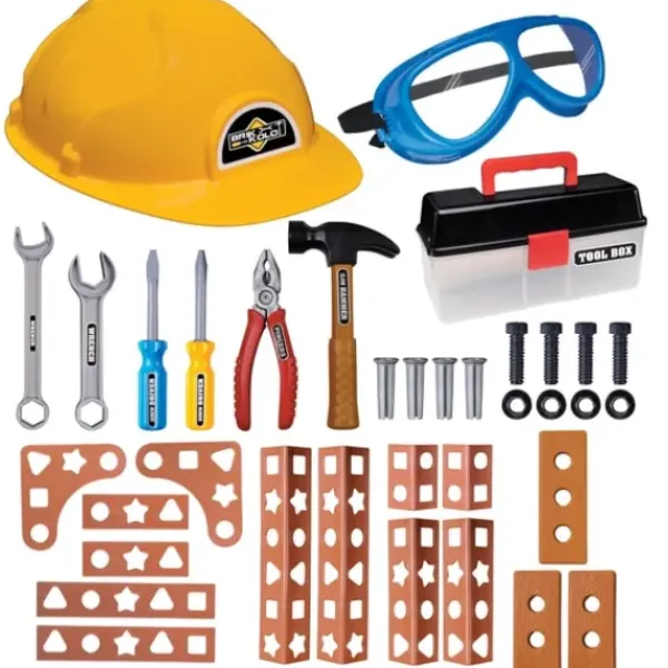 Brikkolo Bricolage|Ensemble Bricolage 36 Pieces Avec Boite A Outils