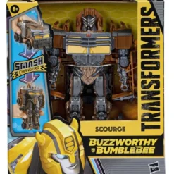 Transformers Heros & Univers|Figurine Smash Changer Scourge De 22 Cm -
