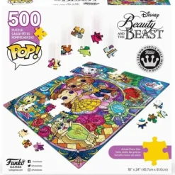 Funko Puzzles Enfants De 250 À 1000 Pièces|Pop - Puzzle 500 Pieces - La Belle Et La Bete