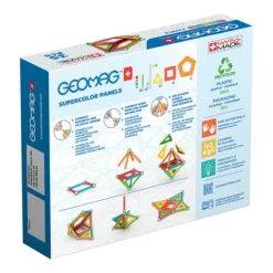 Geomag Panels Supercolors - Ecofriendly 35 Pieces- Constructions Magnétiques, Billes