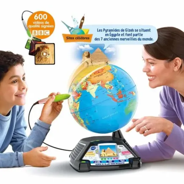 VTech Découvrir Le Monde|Globe Video Interactif Genius Xl