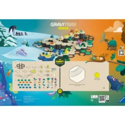 Ravensburger Gravitrax Junior Starter Set My Planet - 4 Themes- Constructions Magnétiques, Billes