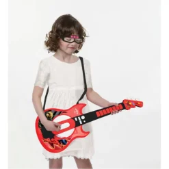 Lexibook Guitare Electrique Lumineuse Avec Micro Miraculous- Instruments De Musique