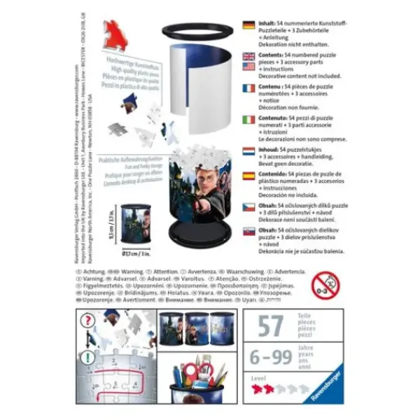 Ravensburger Puzzles 3D|Harry Potter - Puzzle 3D Pot A Crayons 54 Pieces