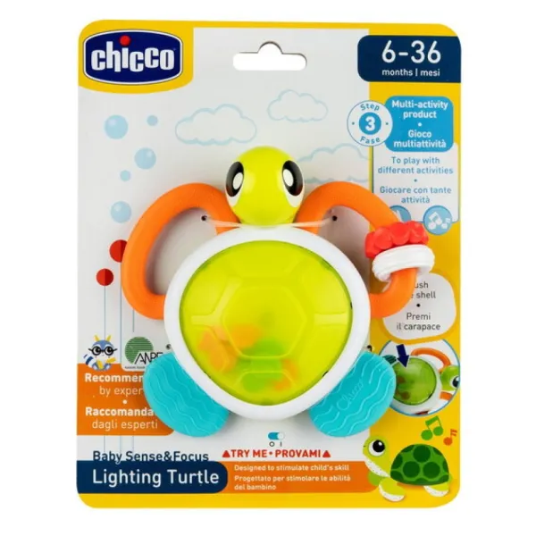 Chicco Hochet Electronique Tortue- Hochets, Anneaux De Dentition