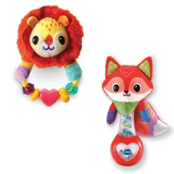 VTech Hochet Malo Le Renardeau Ou Leo Le Lionceau - Baby Loulous- Hochets, Anneaux De Dentition