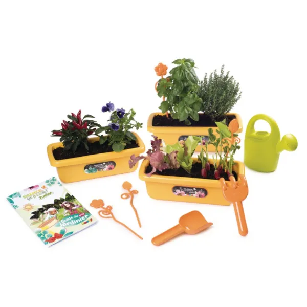Smoby Jardinieres Silence Ca Pousse- Jeux Et Outils De Jardinage