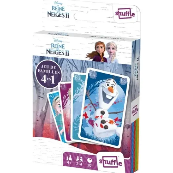 Cartamundi Jeux De Cartes|Jeu De 7 Familles 4 En 1 - La Reine Des Neiges