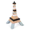 Janod Jeu De Construction En Bois Tour Eiffel- Planchettes Et Construction En Bois