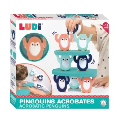 Ludi Jeu D'Equilibre Pingouins Acrobates- Jouets Pour Le Bain