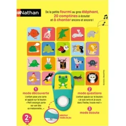 Nathan Jeux Premiers Apprentissages|Jeu Educatif Interactif Coucou Les Animaux