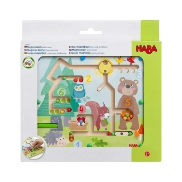 Haba Puzzle Bébé / Enfant|Jeu Magnetique Animaux De La Foret