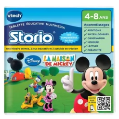 VTech Jeu Storio - La Maison De Mickey- Tablettes Et Téléphones