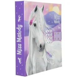 Top Model Journal Intime Miss Melody Avec Code- Bagages Et Papeterie