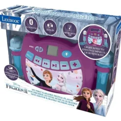 Lexibook Karaoké Bluetooth - La Reine Des Neiges- Micros Et Karaoké