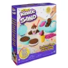 Spin Master Kinetic Sand - Coffret Delices Glaces - Sable Magique A Modeler- Mosaïque, Sable Et Paillettes