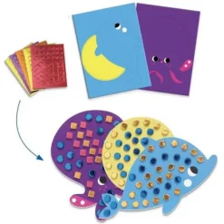 Djeco La Mer Et Ses Plaisir - Coffret Multi-Activités Creatives- Découpage, Collage, Pliage