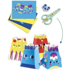 Djeco La Mer Et Ses Plaisir - Coffret Multi-Activités Creatives- Découpage, Collage, Pliage