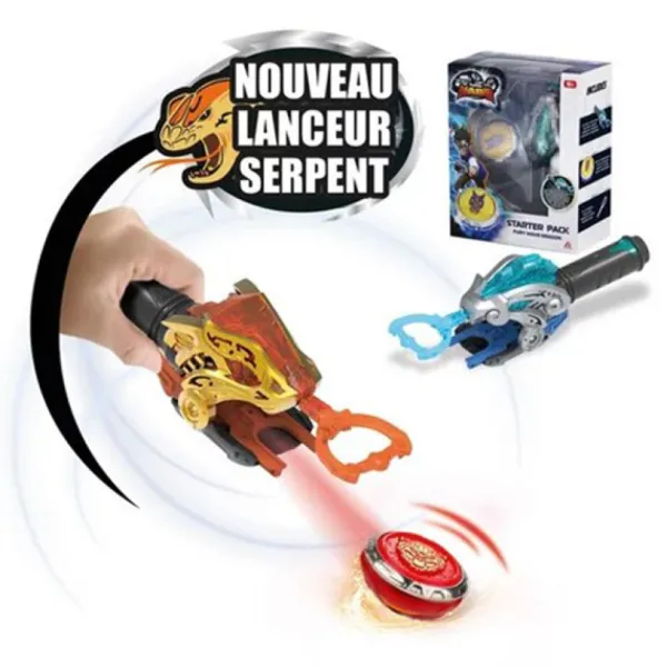 Auldey Lanceur Serpent Furywave Infinity Nado Avec Toupie- Jeux De Récréation