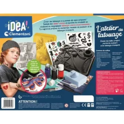 Clementoni L'Atelier Du Tatouage- Mode, Bijoux, Décoration, Cosmetiques
