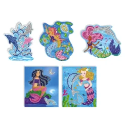 Janod Les Ateliers Du Calme - Mosaique Sirenes Et Dauphins- Mosaïque, Sable Et Paillettes