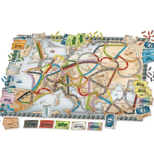 Asmodée Jeux De Stratégie|Les Aventuriers Du Rail Europe