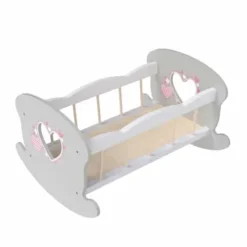 LOVE BEBE Accessoires Poupons|Lit A Bascule En Bois Pour Poupon