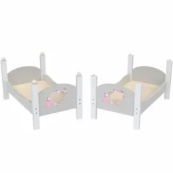 LOVE BEBE Accessoires Poupons|Lit Superpose En Bois 50 Cm